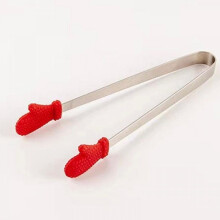 MarinaVida stainless steel food clips 4 pcs