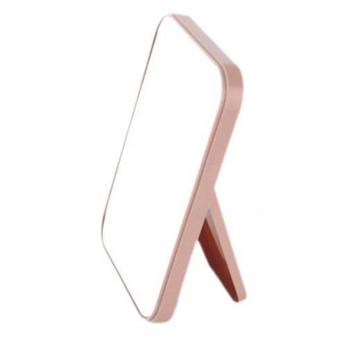 Makeup Mirror Portable Folding Desk Vanity 8 Inch Pink 1