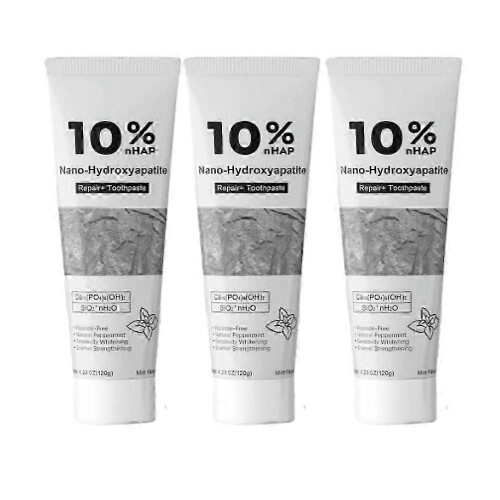 1-3X 10% nHAP Nano-Hydroxyapatite Repair Toothpaste