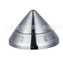 Kitchen Timer Stainless Steel 60-Minute Mechanical