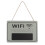 WiFi-passordvisningsskilt Retro tavle grå 1