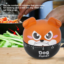 Kitchen Timer Mechanical Dog-Shaped Manual Countdown Timer