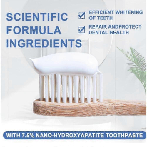 1-3X 10% nHAP Nano-Hydroxyapatite Repair Toothpaste 2