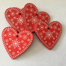 Weihnachtsschmuck aus Holz, 5 cm dicke Holzscheiben für Bastelarbeiten, Tischdekorationen, Hochzeitsdekorationen, Hängedekoration, 10 Stück