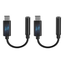 2 Stück Kopfhöreranschlussadapter (Ohrhörer-Typ) – TPU-Kabel