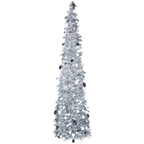 5FT collapsible sequin artificial Christmas tree with stand