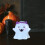Halloween mini resin pumpkin ghost figurines 6 pcs 4