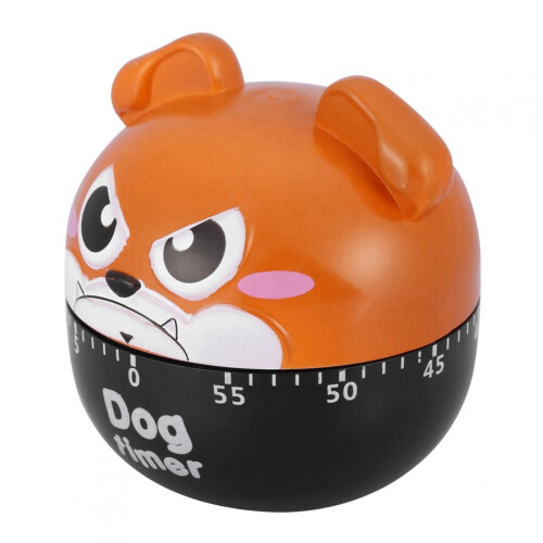 Kitchen Timer Mechanical Dog-Shaped Manual Countdown Timer 2