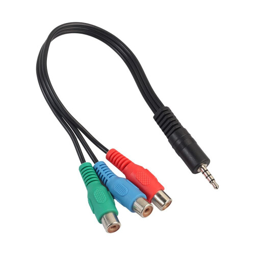 3,5-mm-AUX-auf-Komponenten-Videoadapter (Grün, Blau, Rot) 2