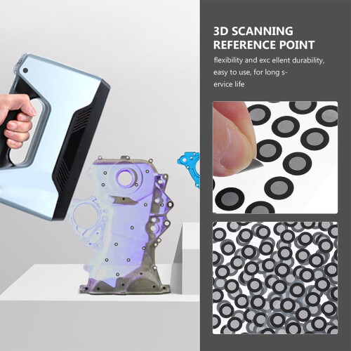 3D Scanning Reference Stickers 4 Sheets 1