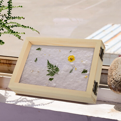 Wooden paper making screen frame 4 pcs 1