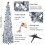 5FT collapsible sequin artificial Christmas tree with stand 4
