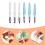 Watercolor Brush Pen Set Portable Pointed 6pcs 2