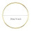 Christmas Metal Wall Ring Decoration Gold M 5