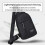 Crossbody Sling Bag til Rejser Sort Blå Grå 7