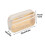 Transparent pencil case beige large capacity 3
