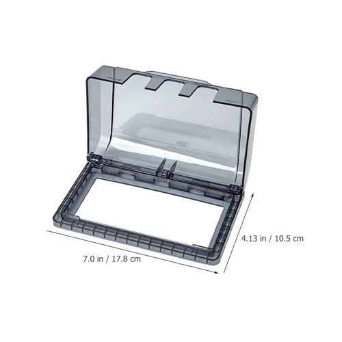 Wall Outlet Cover Socket Box Single-Slot 2PCS 1