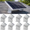 8 Pcs Solar Panel Tilt Mount Brackets, Adjustable Angle Solar Panel Rack Mount for Rv, Roof, Boat 2