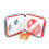 CD DVD VCD storage wallet plastic 40-disc red 4