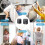 Mini Fridge Lock Password Safety Lock 4 pcs 3