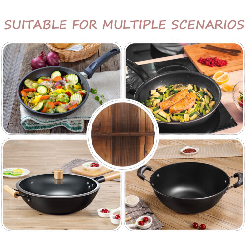 Wok Lid Screen Protector for Chinese Cookware 1