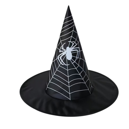 Black Witch Hat for Halloween Decoration 1 Piece 1