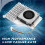 4X for Raspberry Pi 5 Pi5 Active Cooler with Speed Cooling Fan Radiator Heatsink 6