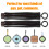 Wok Handle Replacement Wooden Iron 2 Pcs 2