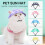 Dog Bucket Hat with Ear Holes Adjustable Sun Hat 2