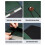 Green A4 PU Leather File Folder with String Tie Closure 1PC 8