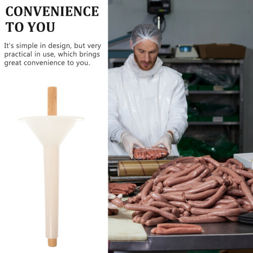 Sausage Stuffing Funnel Plastic Handheld 1 Piece 1
