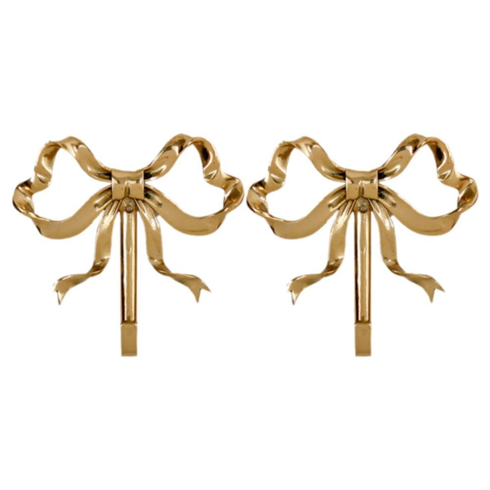 Brass Bowknot Wall Hook For Coat Hat Towel 900881688314