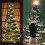 Rattan Christmas Tree with White Lights 50-Bulb 5ft 1