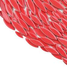 Ceramic Mosaic DIY Set Colorful Petal Leafy Vein 100g