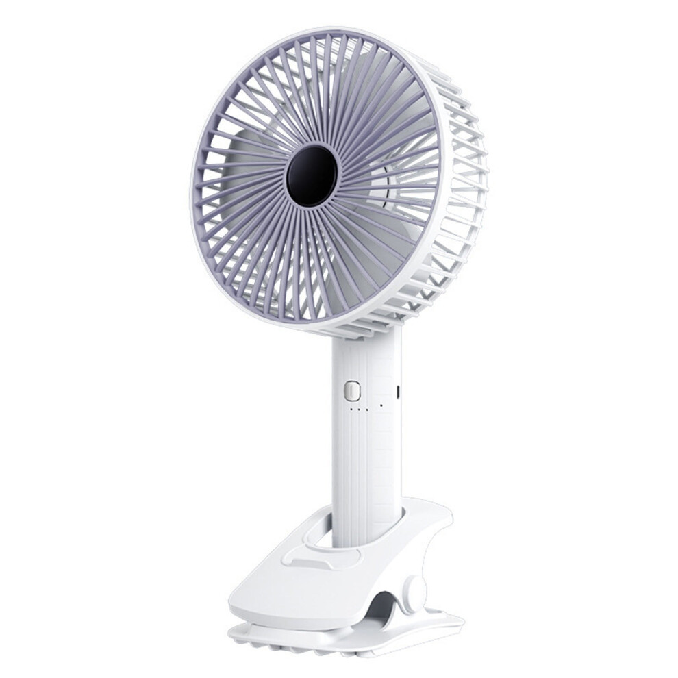 Avtoify Clip-On Usb Fan White 3-Speed Quiet Airflow 900881617697