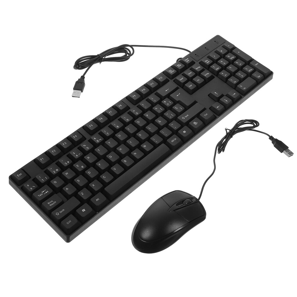 Laptop Silent Wired Keyboard And Mouse Combo 900881621014