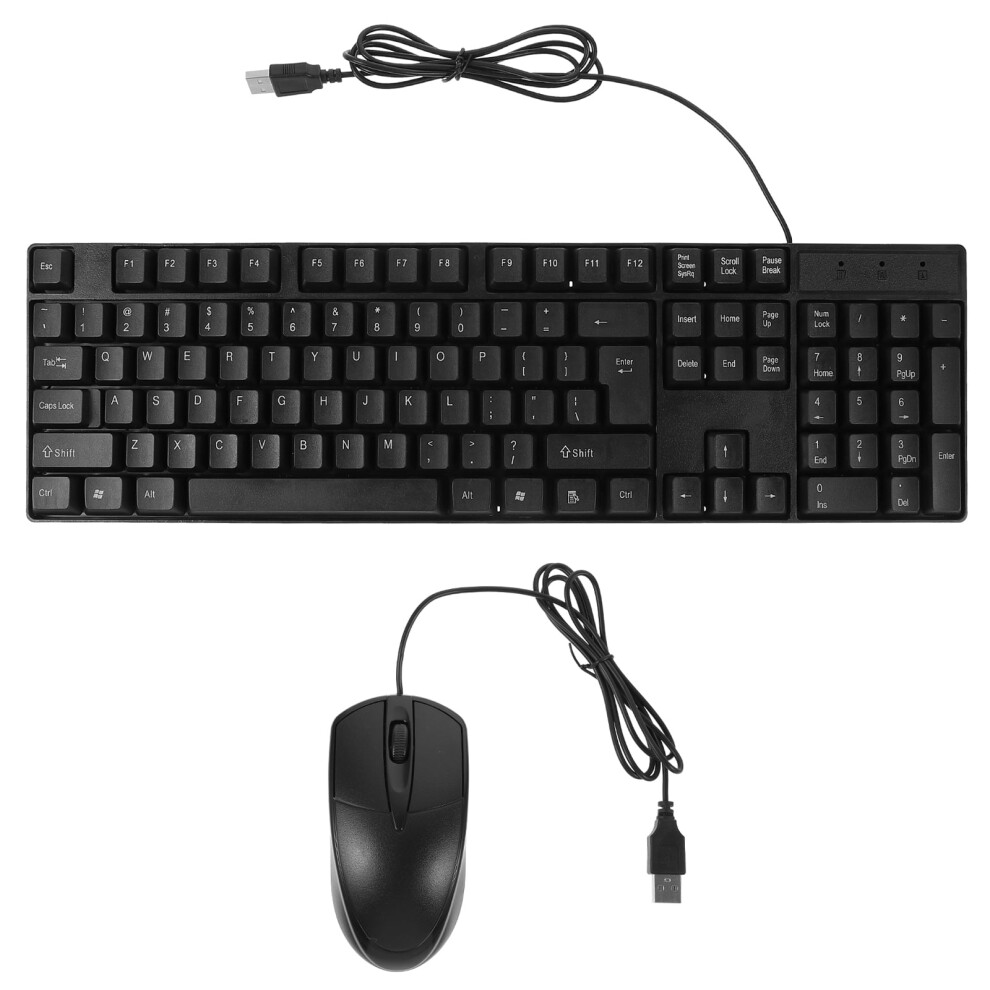 Wired Keyboard And Mouse Set Usb English Layout 900881620871