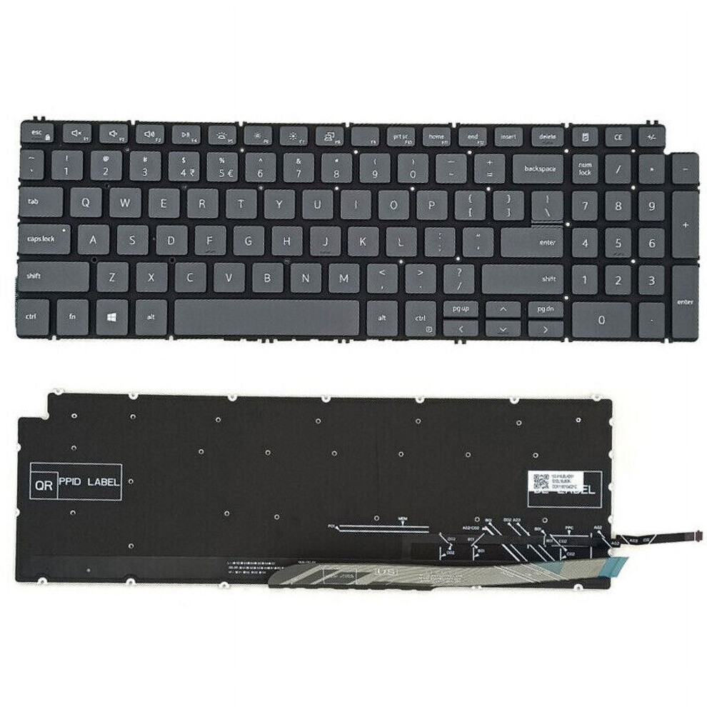 Dell Inspiron 15 Backlit Laptop Keyboard Without Palmrest 900881623629
