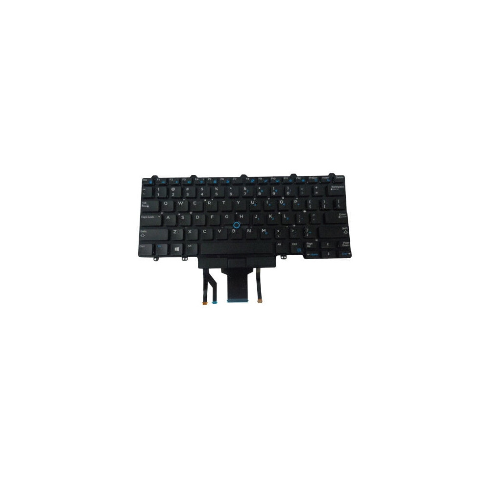 Dell Latitude E5450 E5470 E7450 E7470 Backlit Keyboard With Black/Blue 900881621502