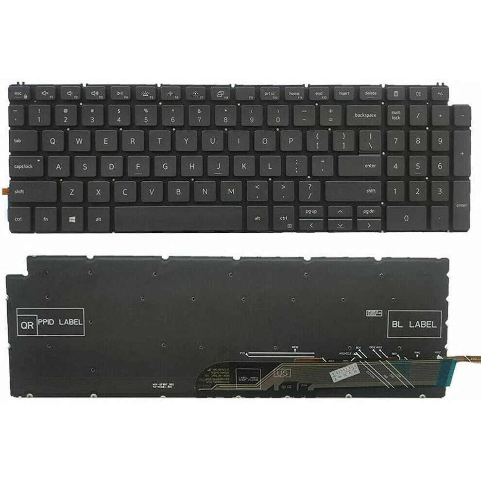Dell Inspiron 7506/7500 2-In-1 Backlit Laptop Keyboard 900881623384