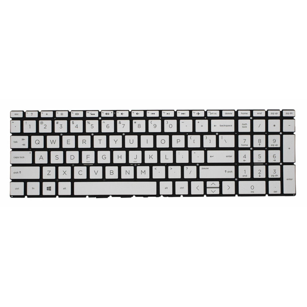 Us English Backlit Laptop Keyboard For Hp Envy X360 Silver 900881623452