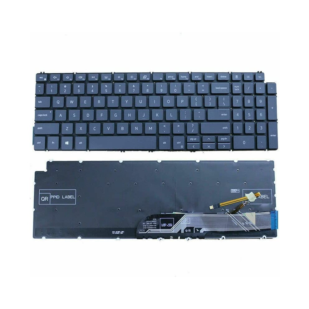 Dell P90f P90f005 Backlit Laptop Keyboard Without Palmrest 900881623759