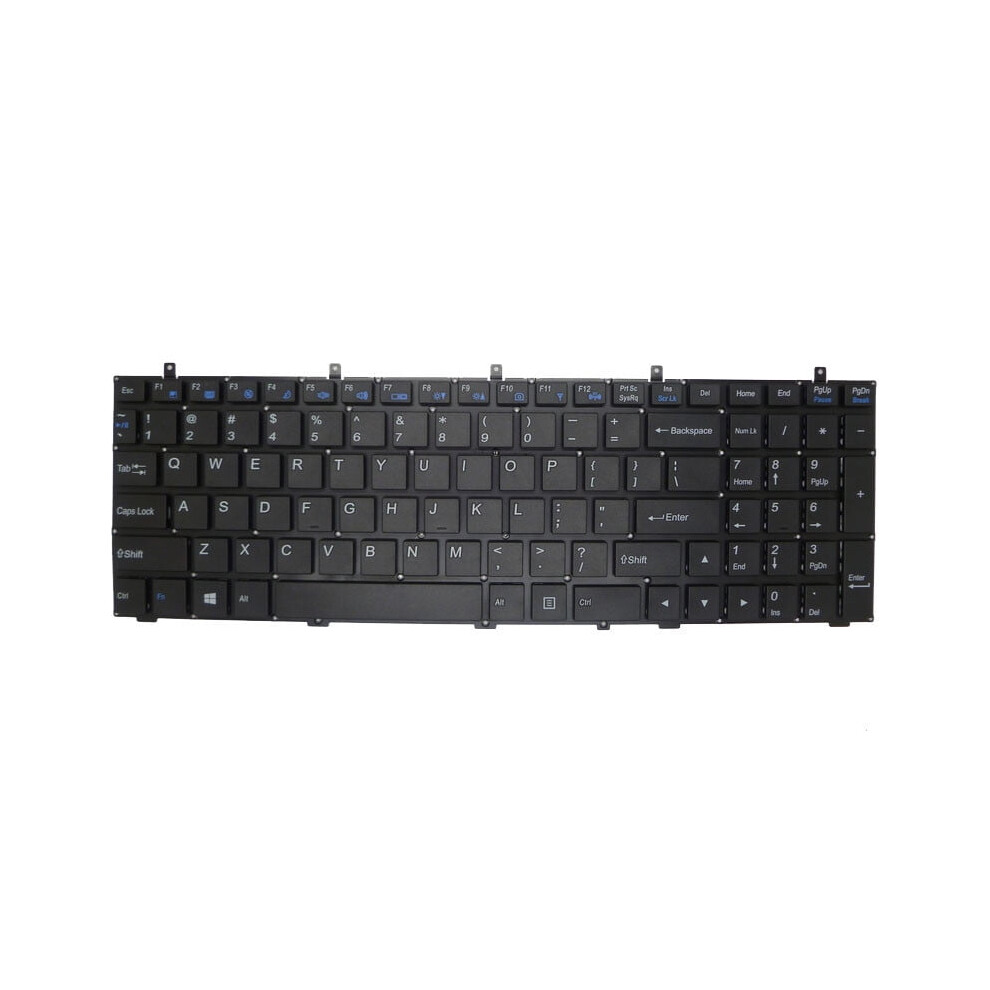 Laptop Keyboard For Clevo W370et No-Frame New Black 900881622615