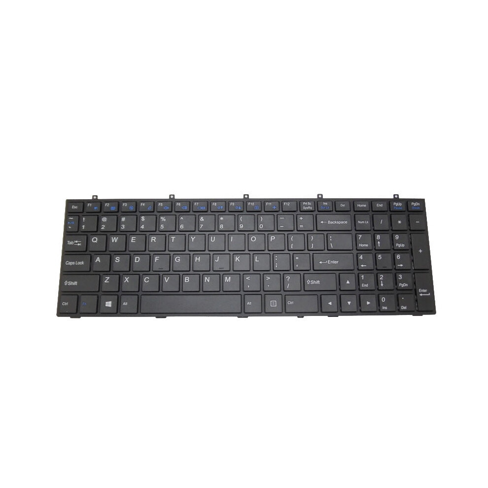 Laptop Keyboard For Clevo W370et Frame New Black 900881622639