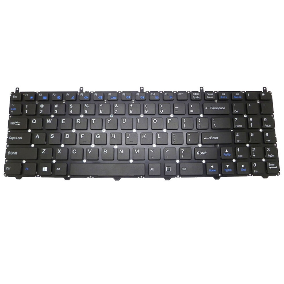 Laptop Keyboard For Clevo W650eh Us Layout Without Black 900881621830