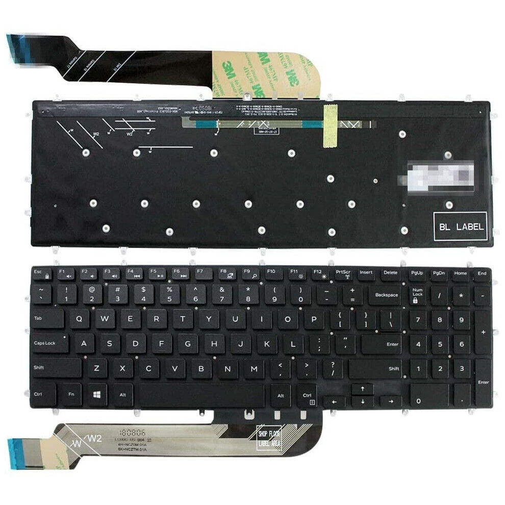 Dell Latitude 3500 3590 Backlit Laptop Keyboard Without 900881625289