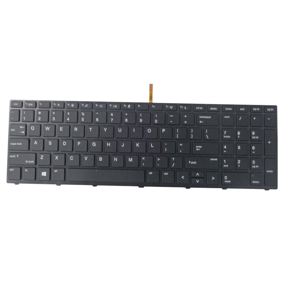 Hp Probook 450 G5 455 G5 Backlit Keyboard Frame Black 900881623223