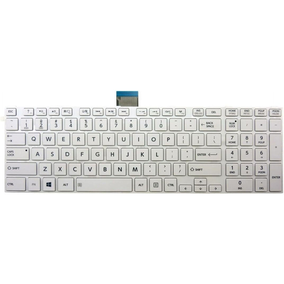 Us Keyboard Replacement For Toshiba Satellite White 900881626125