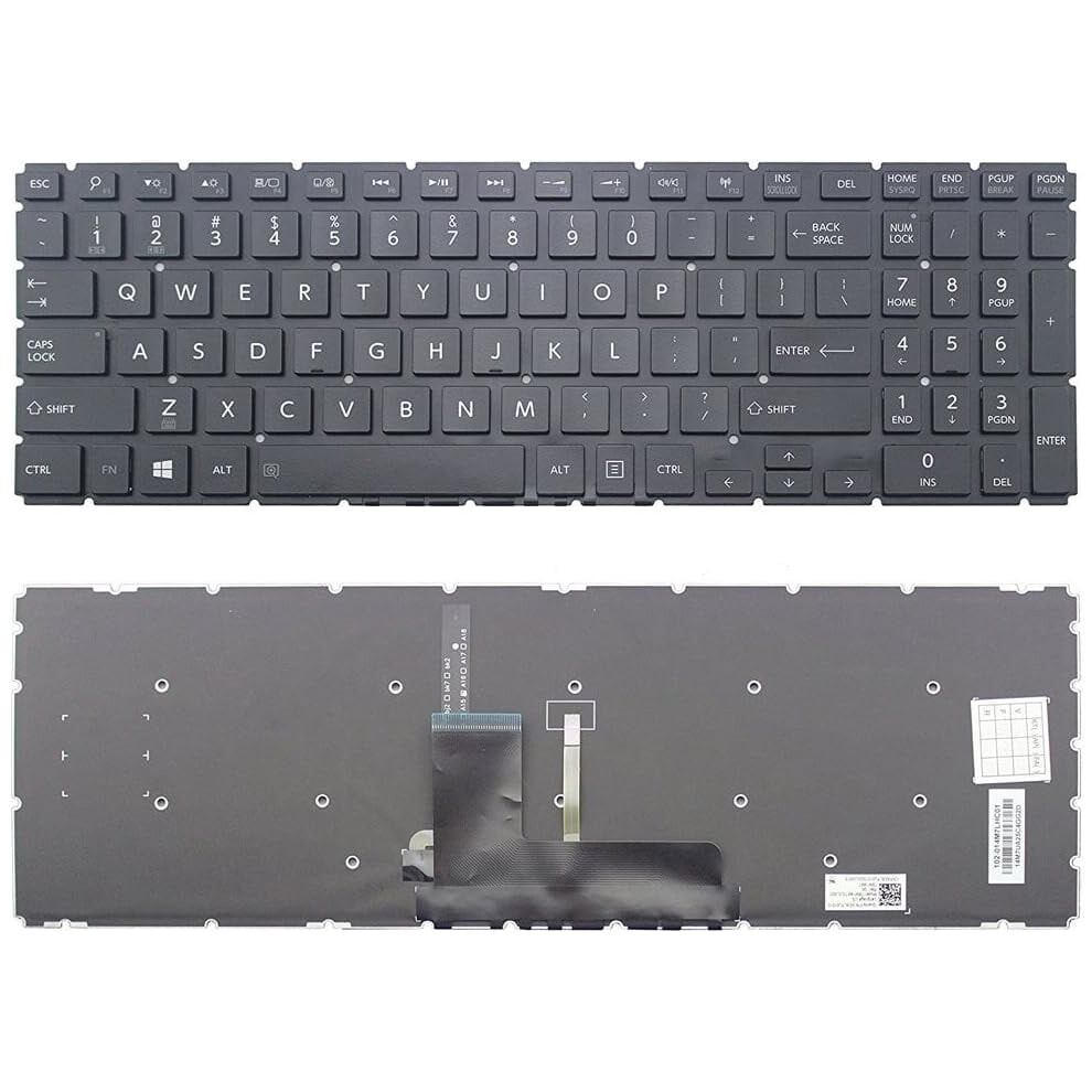 Backlit Laptop Keyboard Us Layout For Toshiba Satellite 900881626149