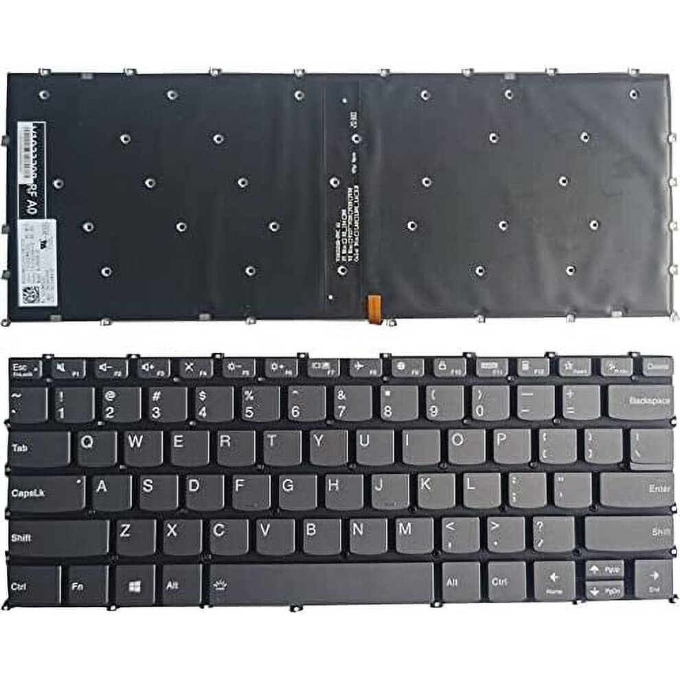 Backlit Laptop Keyboard For Lenovo Flex 5 And Yoga 7 Black 900881623827